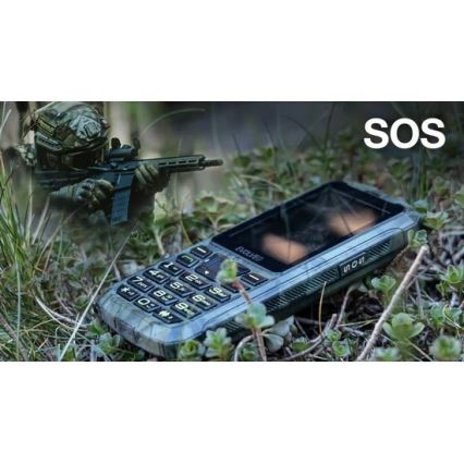 Evolveo - StrongPhone Z6 waterdichte Dual-SIM-telefoon jachtcamouflage