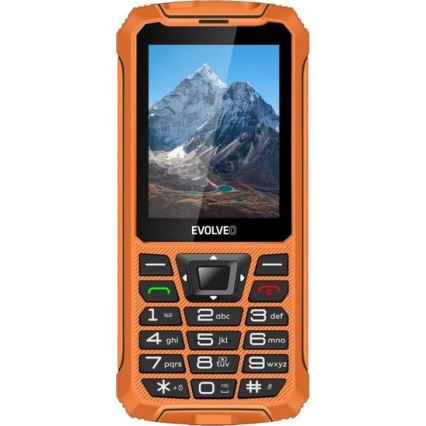 Evolveo - StrongPhone Z6, waterdichte Dual SIM-telefoon, oranje