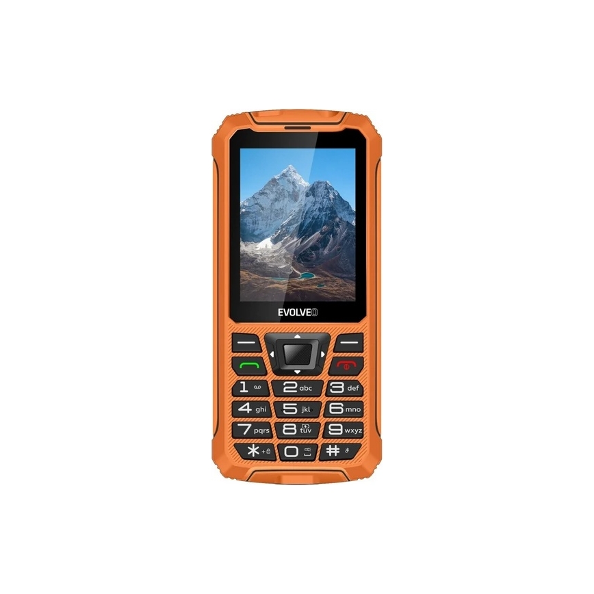 Evolveo - StrongPhone Z6, waterdichte Dual SIM-telefoon, oranje