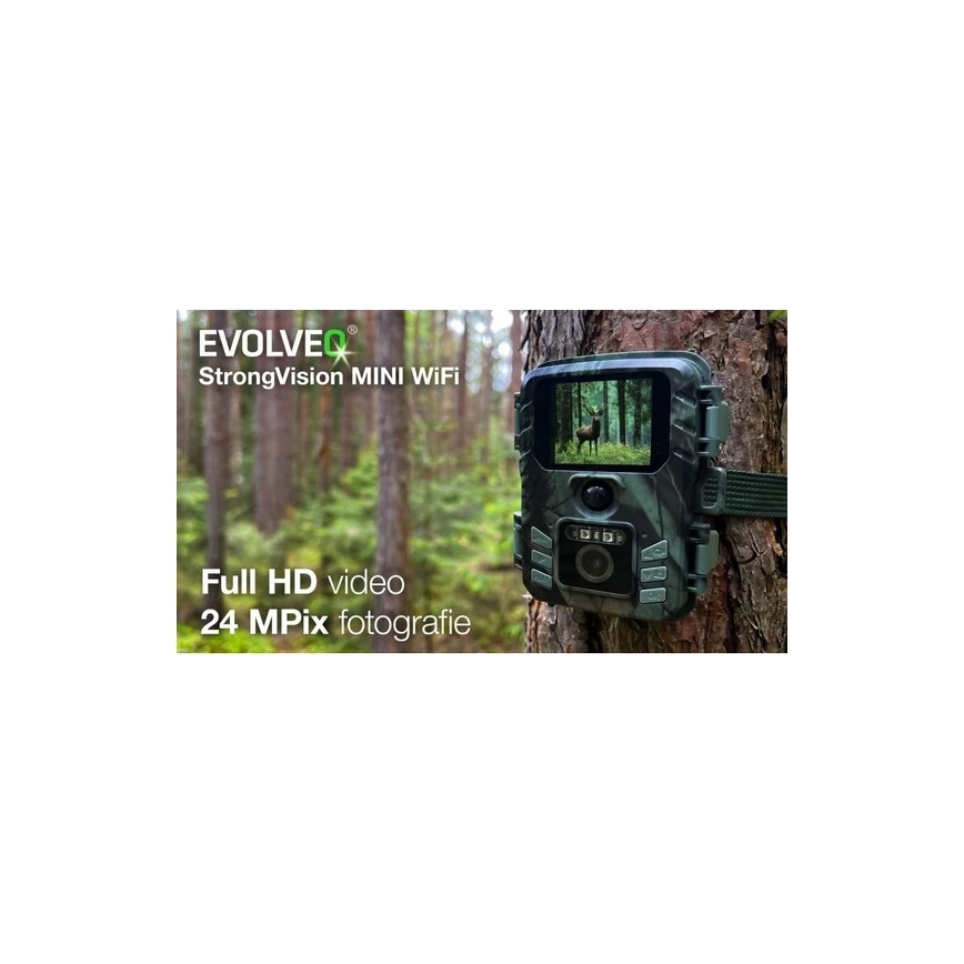 Evolveo - StrongVision MINI Wi-Fi, wildcamera/beveiligingscamera met app