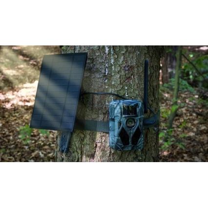 Evolveo - StrongVision Solar 4G, 4G-wildcamera met app en zonnepaneel