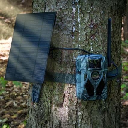 Evolveo - StrongVision Solar 4G,wildcamera  4G,Met app en zonnepaneel