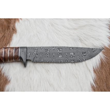 Exclusief Damascus-mes 14,4 cm kastanjeboom/mammoet tand
