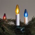 Extension de guirlande extérieure LED de Noël FELICIA FILAMENT 20xE10 14m coloré/blanc chaud IP44, Fabriqué dans l