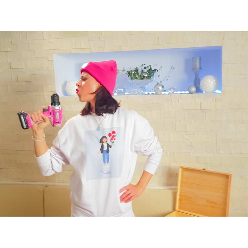 Extol - Accuboormachine 1300 mAh 12V roze