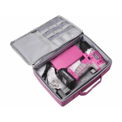 Extol - Accuboormachine 1300 mAh 12V roze