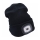 Extol - Bonnet avec lampe frontale, batterie 300 mAh rechargeable par USB, noir, taille unique