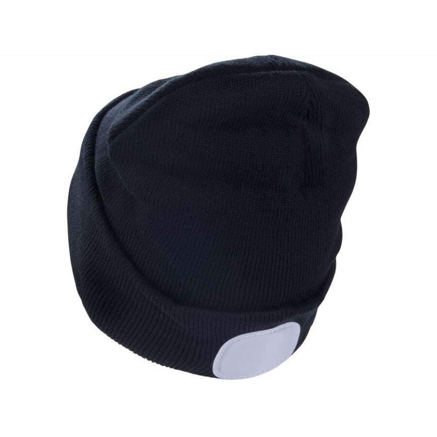 Extol - Bonnet avec lampe frontale et chargeur USB 300 mAh noir taille UNI
