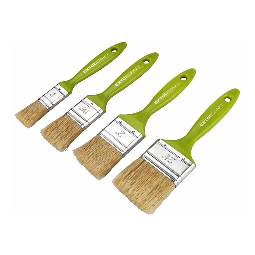 Extol - Ensemble de brosses plates 4 pcs