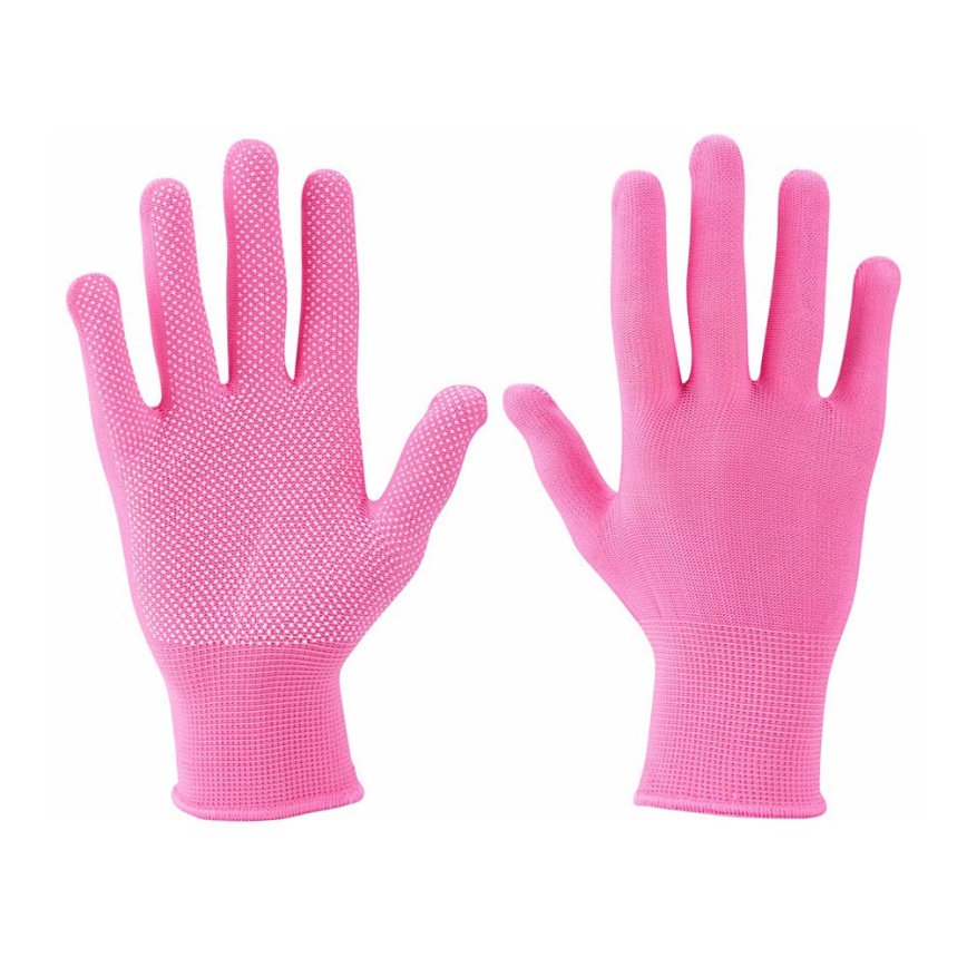 Extol - Gants de travail taille 7" rose