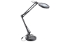 Extol - Lampe de table LED à intensité variable avec loupe LED/8W/5V 2900/4500/7500K noir
