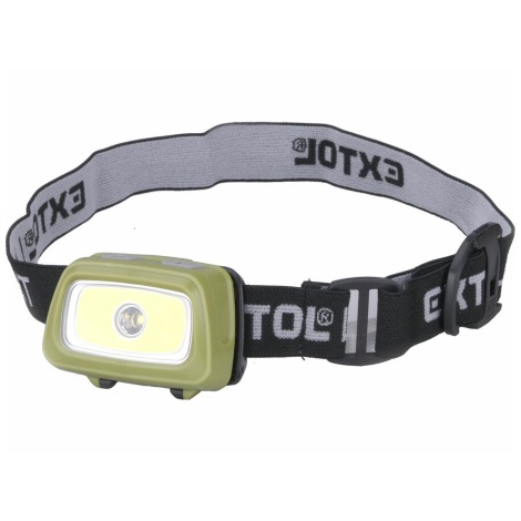Extol - Lampe frontale LED/3xAAA IP44