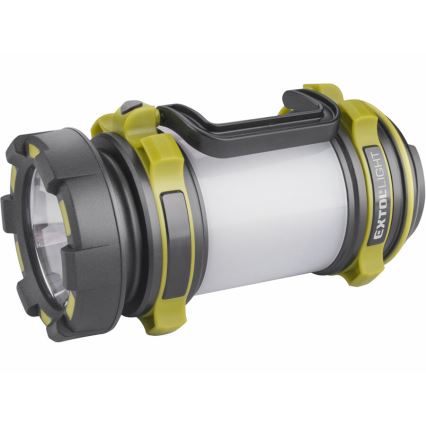 Extol - Lampe torche à intensité variable avec batterie portative LED/2600 mAh/3,7V IPX4