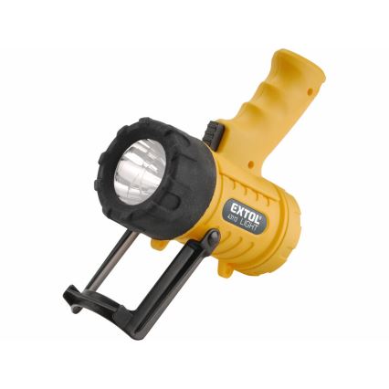 Extol - Lampe torche LED/5W/4xAA IP67 jaune/noire