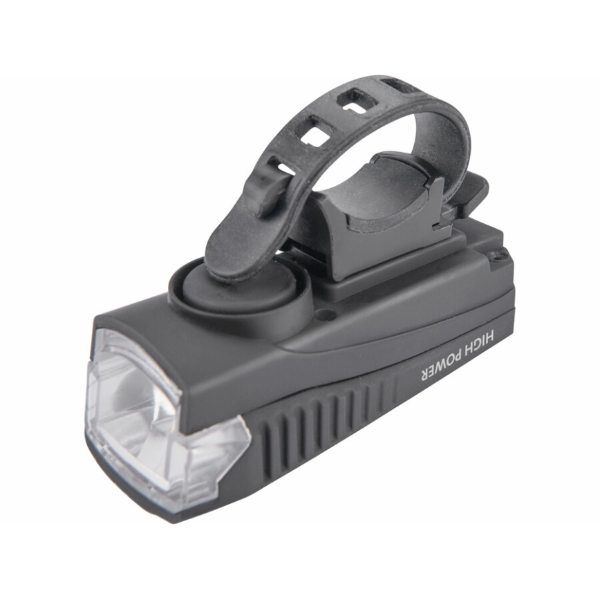 Extol - Lampe torche rechargeable avec un klaxon de vélo LED/5W/1200 mAh/3,7V IPX4