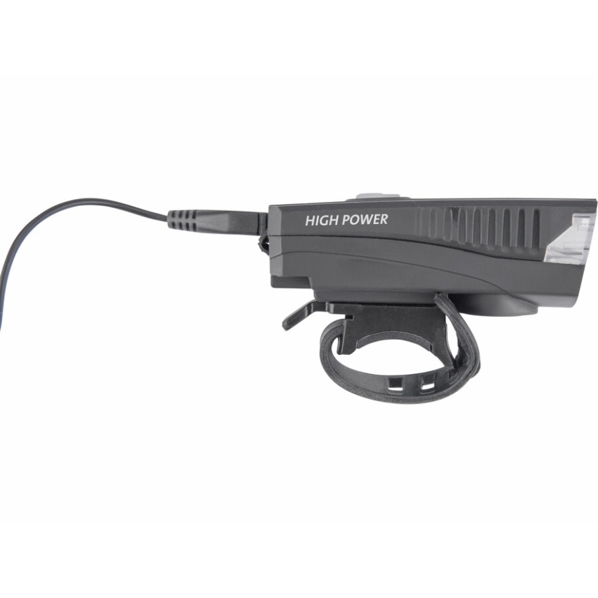 Extol - Lampe torche rechargeable avec un klaxon de vélo LED/5W/1200 mAh/3,7V IPX4