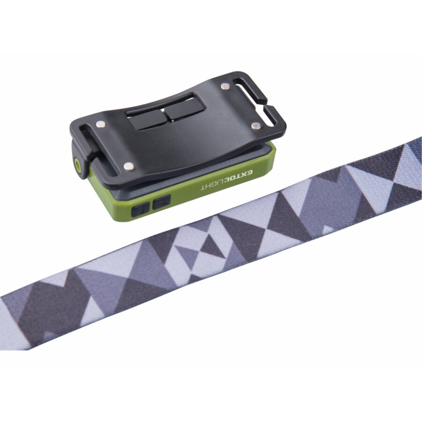 Extol - LED Hoofdlamp LED/500 mAh/3,7V IPX4
