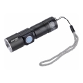Extol - LED Oplaadbare Zaklamp LED/3W/450 mAh/3,7V zwart