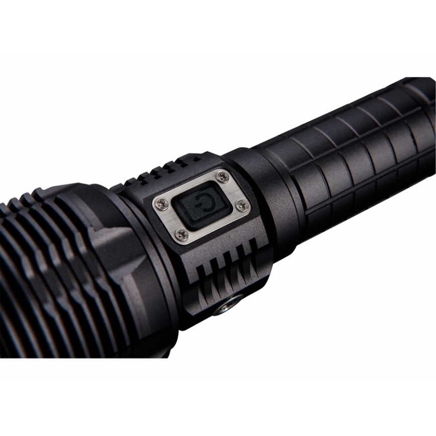 Extol - Dimbare oplaadbare LED-zaklamp met powerbank LED/60W/10000 mAh 8000 lm IPX4 zwart