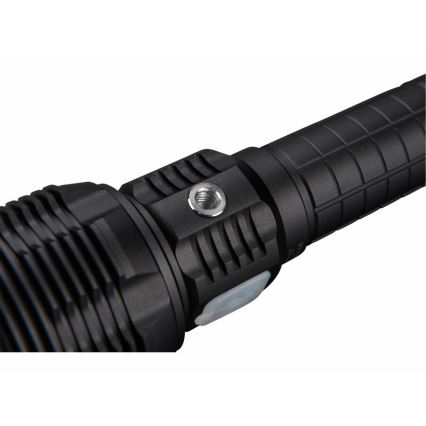 Extol - Dimbare oplaadbare LED-zaklamp met powerbank LED/60W/10000 mAh 8000 lm IPX4 zwart