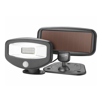 Extol - LED Zonne-spot met sensor LED/500 mAh/3,7V IPX4