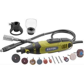 Extol - Meuleuse droite avec arbre flexible 135W/230V