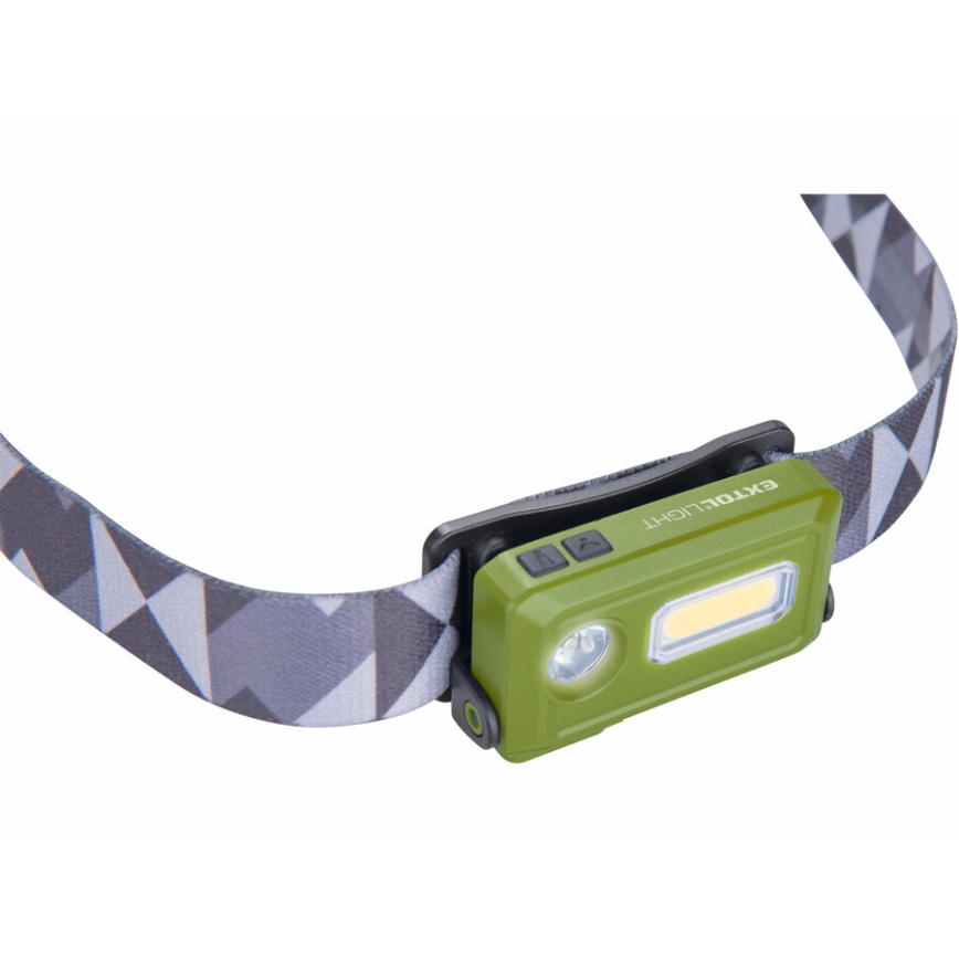 Extol - Oplaadbare LED-hoofdlamp LED/500 mAh/3,7V IPX4
