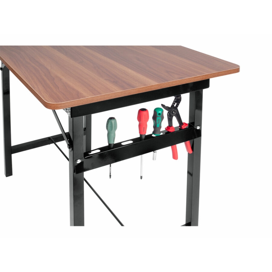 Extol - Opvouwbare werktafel 100x60 cm bruin/zwart