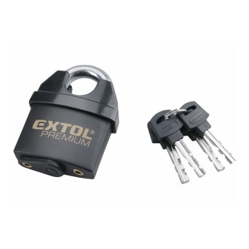 Extol Premium - Cadenas étanche 60 mm noir