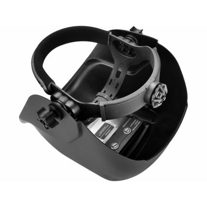Extol Premium - Casque de soudage auto-obscurcissant noir