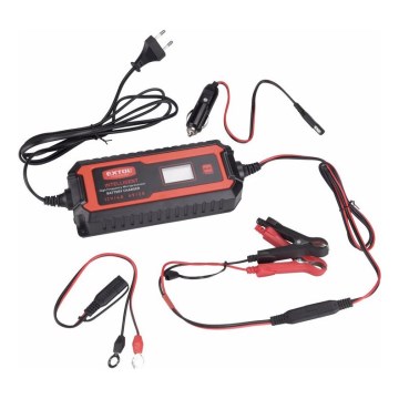 Extol Premium - Chargeur de batterie de voiture 9 étapes 6/12V 4A IP65