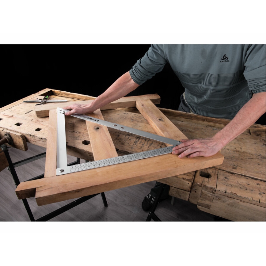 Extol Premium - Équerre de chantier pliable 600 mm