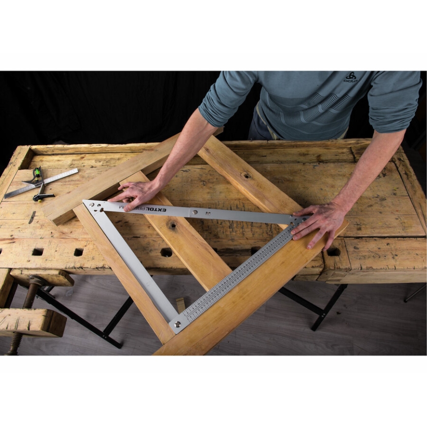 Extol Premium - Équerre de chantier pliable 600 mm