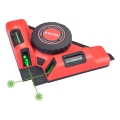 Extol Premium - Équerre laser 90° avec module d'aspiration électrique 5V/1000 mAh