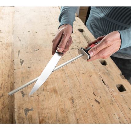 Extol Premium - Fusil à aiguiser avec surcouche de poussière de diamant 26 cm P400