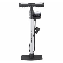 Extol Premium - Pompe à vélo avec manomètre et robinet de vidange