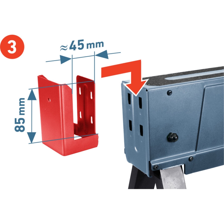 Extol Premium - Tréteau de chantier pliant