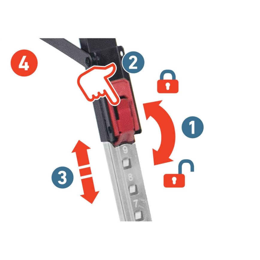 Extol Premium - Tréteau de chantier pliant