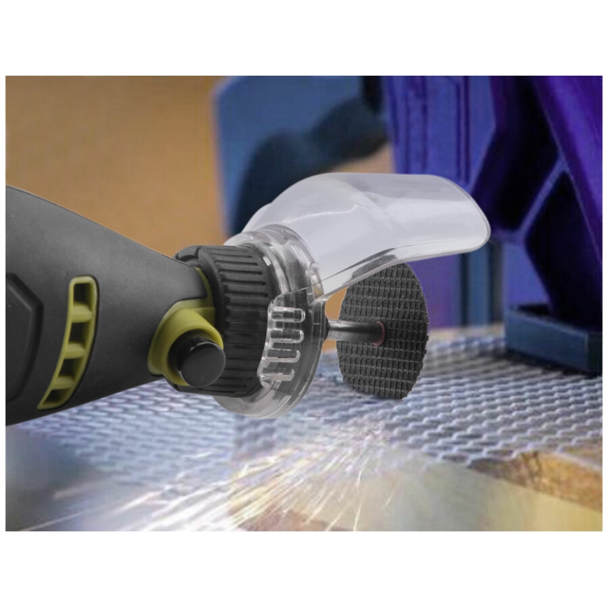 Extol - Rechte slijpmachine met flexibele as 135W/230V