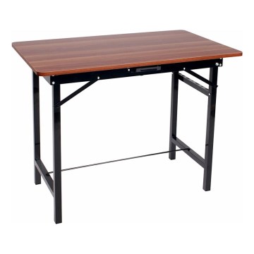 Extol - Table de travail pliante 100x60 cm marron/noir