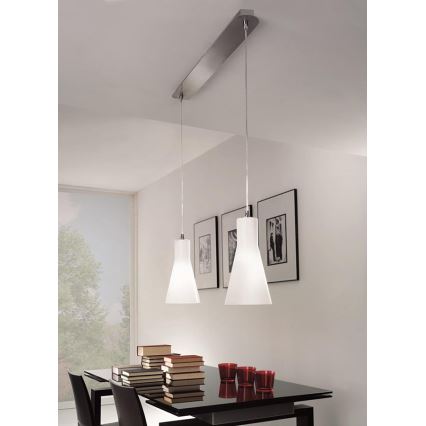 Fabas 2753/46/138 - Hanglamp aan koord DIANA 2xE27/60W/230V