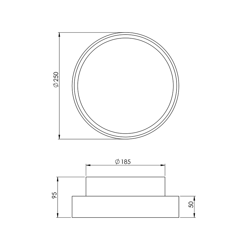Fabas 3229/61/102 - Luminaire technique HATTON 1xE27/42W/230V IP65