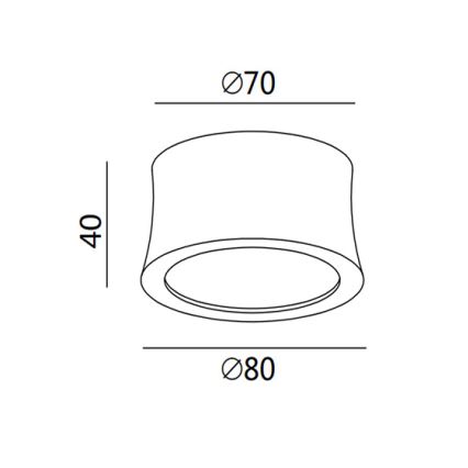 Fabas 3440/71/102 - LED-spot PONZA LED/7W/230V