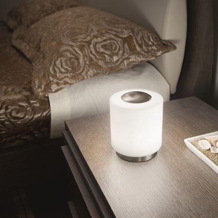 Fabas Luce 3257-30-178 - LED dimbare tafellamp SIMI LED/8W/230V mat chroom