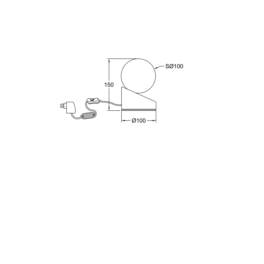 Fabas Luce 3360-30-178 - LED Dimbare touch tafellamp GRAVITY LED/5W/230V mat chroom