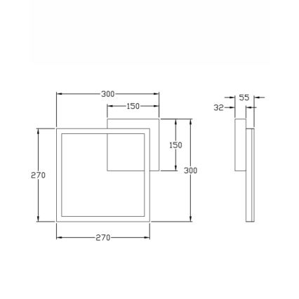 Fabas Luce 3394-23-282 - Plafonnier à intensité variable LED BARD LED/22W/230V 4000K anthracite