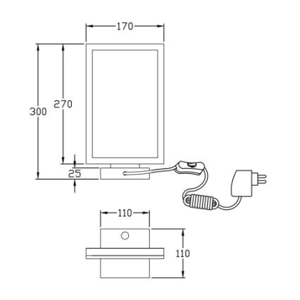 Fabas Luce 3394-30-225 - Lampe de table LED à intensité variable BARD LED/15W/230V doré