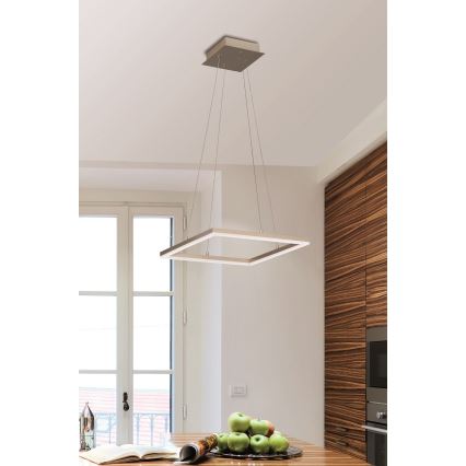 Fabas Luce 3394-40-225 - Dimbare LED hanglamp aan een koord BARD LED/39W/230V goud