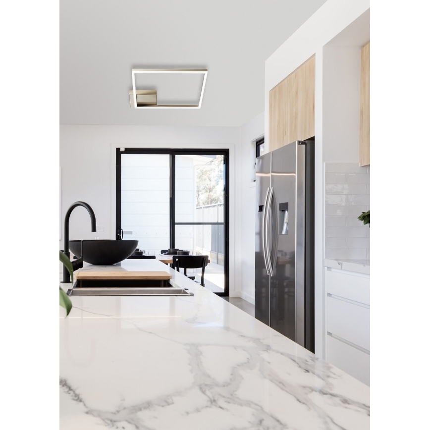 Fabas Luce 3394-61-225 - Plafonnier à intensité variable LED BARD LED/39W/230V 3000K doré