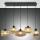 Fabas Luce 3627-48-125 - Hanglamp aan een koord GILLIS 5xE27/40W/230V goud/zwart